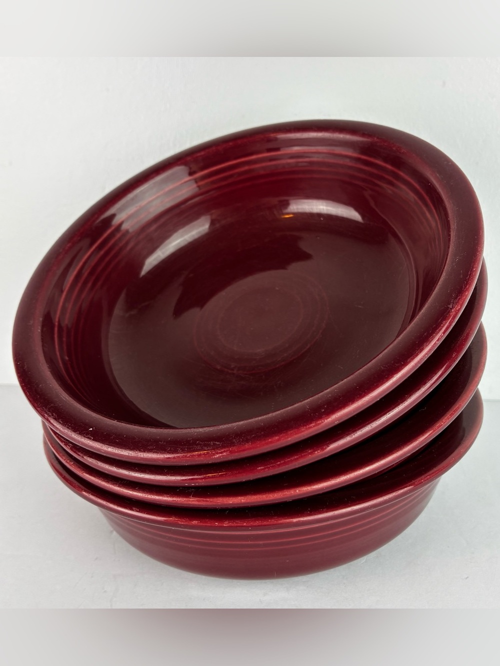 Fiestaware Cinnabar Set of 4 Cereal Bowls